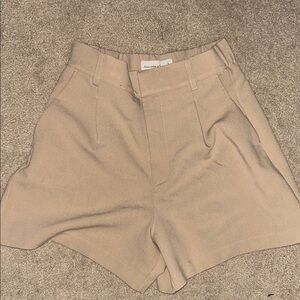 Abercrombie & Fitch Tan High Waist Shorts